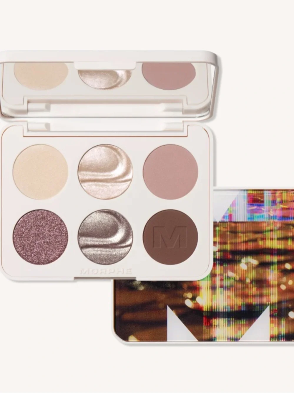 Morphe 6-Pan Eyeshadow Palette- Rich Glitch